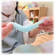 スライムを使っての遊び
